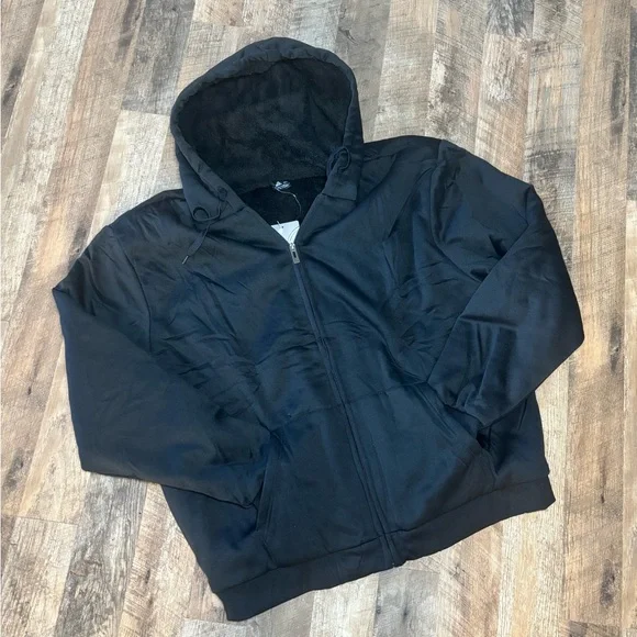 Men's Ultra Soft Sherpa Lined Hoodie size 2XL - Picture 4 of 8